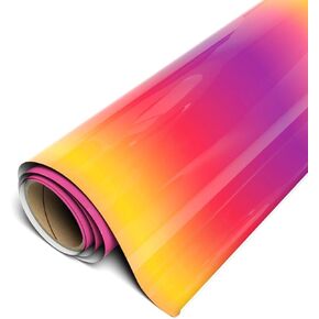 Siser EasyPatterns Plus Pre-Masked HTV 12" x 1yd Roll - Iron on Heat Transfer Vinyl (Sunset Gradient)