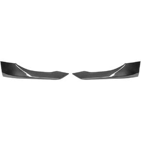 Spoiler Separator, Carbon Fiber Car Front Bumper Splitter Diffuser Lip Protector Spoiler Deflector Guard Compatible with BMW 8 Series G14 G15 G16 2018-IN