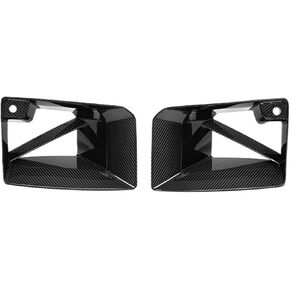 Spoiler Separator, Carbon Fiber Front Bumper Air Intake Cover Compatible with BMW M2 G87 Coupe Body Kits Carbon Car Bumper Air Vent Trim MP Style