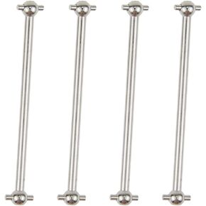 Front/Rear Center Driving Dogbone Shaft 06006 70MM #45 Steel Silver for 1/10 RC Hobby Model Car HPI HSP,COJOYS,4PCS (Silver)