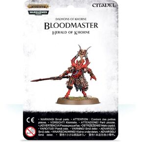Games Workshop Warhammer AoS & 40k - Daemons of Khorne Bloodmaster, Herald of Khorne