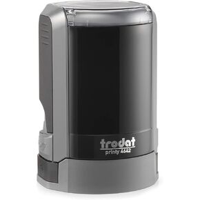 Stamp Seal for a Limited Liability Company with Self Inking Function, 1.6 x 1.6 Inches, Eco Gray, 1 Count (4642)