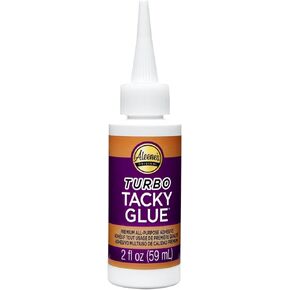 Aleene's Turbo Tacky Glue Needlenose Tip, Dries Clear, Easy Application, Great for All Crafts, 2 fl. oz.