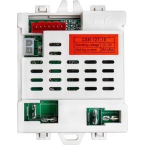 Replacement CSR-12T-1B=CSR-12T-1A 12v Children's Powered Electric Vehicles Control Box Motherboard Receiver for Ride on Toys car Compatible with Power Wheels Best Choice Products Jeep