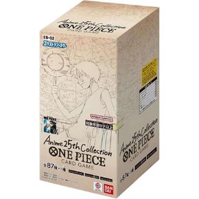 EB02 Extra Booster Box Anime 25th Collection One Piece Factory Sealed Japanese: 24 Booster Packs : 6 Cards per Booster