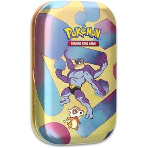 Pokémon TCG: Scarlet & Violet—151 Mini Tin – Machamp and Cubone (2 Booster Packs, 1 Coin & 1 Art Card)