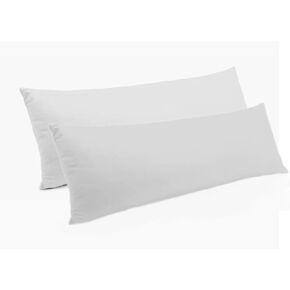 MoonRest® Synthetic Down Alternative 14x26 Lumbar Pillow Insert Form, for Decorative Throw Pillow, Sofa, Cushions, Body and Bed - Pack of 2- Size 14“X 26"