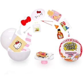 MGA Miniverse Make It Mini Hello Kitty Set for Kids, Adults - MGA Miniverse Hello Kitty Make It Mini Food Collectibles Plus Stickers, More | Sanrio Blind Box Toys