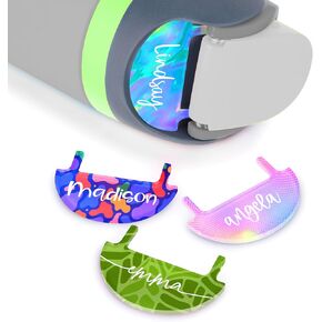 Personalized Name Plate for Owala Water Bottle 24 Oz 32 Oz 40 Oz - 20 Colors, 7 Fonts - Custom Owala Name Plate Topper, Owala Water Bottle Accessories, Acrylic Owala Bottle Name Tag