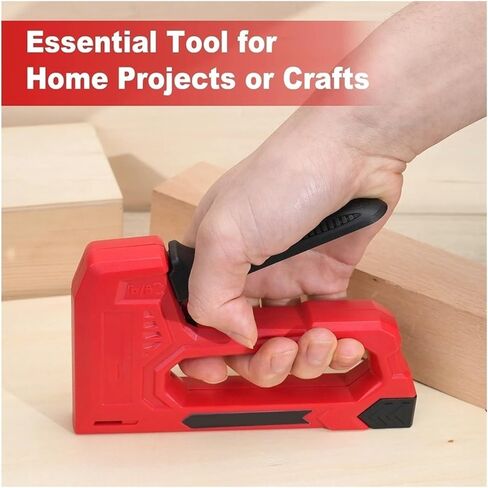 Pneumatic Upholstery Stapler Heavy-Duty Hand Staple Gun with 1000 Staples Light Duty Stapler and Nail Gun Use for Woodworking DIY Crafts in Saudi Arabia
