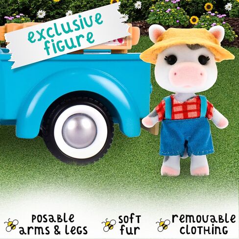 مركبة حافلة مدرسية من صن شاين مع أضواء وأصوات ودمية مصغرة، قطعتين، للأعمار من 3 سنوات فما فوق in Kuwait