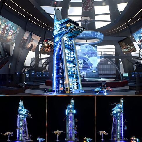 مصباح LED من YEABRICKS لنموذج مكعبات بناء Lego 76223 Marvel Nano Gauntlet (مجموعة Lego غير متضمنة) in Kuwait