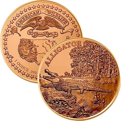 Jig Pro Shop American Wildlife Series 1 Oz .999 Pure Copper Medallion in Saudi Arabia