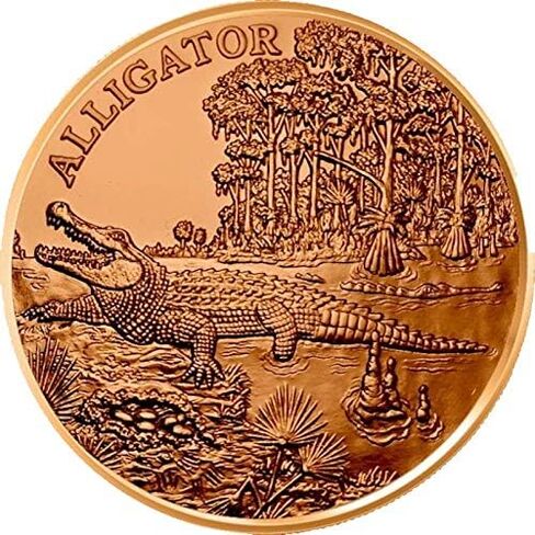 Jig Pro Shop American Wildlife Series 1 Oz .999 Pure Copper Medallion in Saudi Arabia