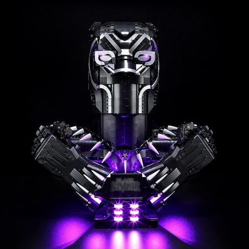 مصباح LED من YEABRICKS لنموذج مكعبات بناء Lego 76223 Marvel Nano Gauntlet (مجموعة Lego غير متضمنة) in Kuwait