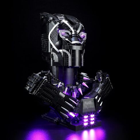 مصباح LED من YEABRICKS لنموذج مكعبات بناء Lego 76223 Marvel Nano Gauntlet (مجموعة Lego غير متضمنة) in Kuwait