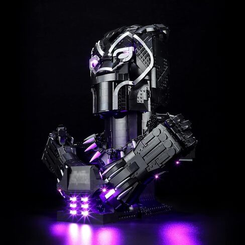 مصباح LED من YEABRICKS لنموذج مكعبات بناء Lego 76223 Marvel Nano Gauntlet (مجموعة Lego غير متضمنة) in Kuwait