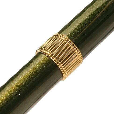 | Joule Fountain Pen | Juniper Moss | Double Gold Plated, Sapphire Lacquer Finish | Two-Tone Steel Nib | Leather Sleeve/Fine in Kuwait