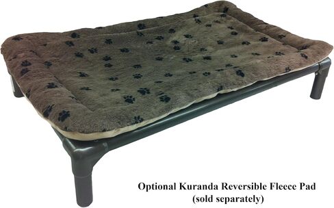 Kuranda Chewproof Dog Bed - Walnut PVC - 40" x 25" - Sunsure Textilene - Sierra in Saudi Arabia