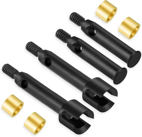 Steel 1144 الأمامية والخلفية CVD مهاوي محرك أقراص القيادة 3MM الأجزاء العمود الفقري ل 1/24 LOSI Micro-B RC عربات التي تجرها عربات التي تجرها عربات العربات (3 مم) in Kuwait