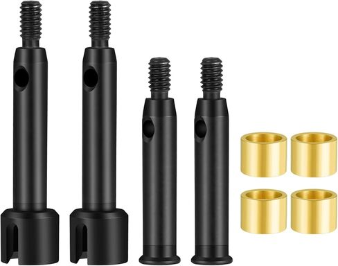 Steel 1144 الأمامية والخلفية CVD مهاوي محرك أقراص القيادة 3MM الأجزاء العمود الفقري ل 1/24 LOSI Micro-B RC عربات التي تجرها عربات التي تجرها عربات العربات (3 مم) in Kuwait