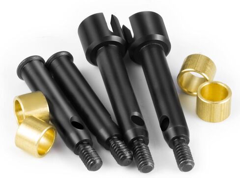 Steel 1144 الأمامية والخلفية CVD مهاوي محرك أقراص القيادة 3MM الأجزاء العمود الفقري ل 1/24 LOSI Micro-B RC عربات التي تجرها عربات التي تجرها عربات العربات (3 مم) in Kuwait