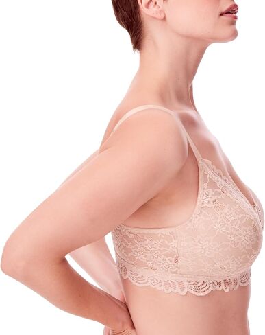 Bali Womens Lace Desire Wirefree Bra, M, Soft Blue Grey in Saudi Arabia