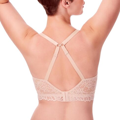 Bali Womens Lace Desire Wirefree Bra, M, Soft Blue Grey in Saudi Arabia