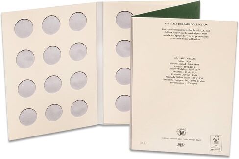 Littleton Coin Company Blank Half Dollar Folder Coin Storage in Saudi Arabia
