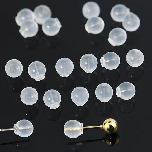 الراحة التي لا تقهر السلامة اللينة 30pcs ظهور حلق ، مواد طبية TPE (مثل pacifier's) ، اثنين من الحجم وتناسب جميع أنواع الأقراط (قطرها 0.248 بوصة) in Kuwait