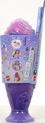 Barbie Pop Reveal Series Fashion Doll & Accessories Set, Treat Series, Donut Dreams Theme with Pet, 8 Surprises Include Color Change in Saudi Arabia