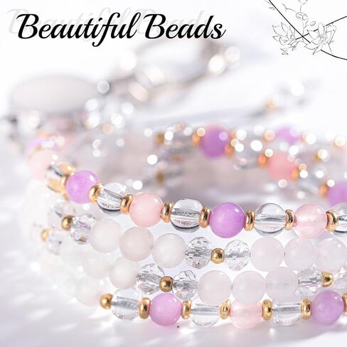 BESARME Retractable Lanyards for ID Badges Cute Teacher Lanyard with ID Holder Natural Stone Beaded Lanyard for Women（Texture Black） in Saudi Arabia