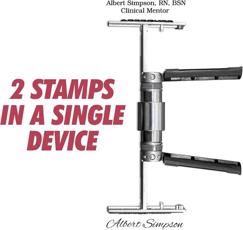 Heri Metal Two-Sided Stamp with Free Engraving - Black in Saudi Arabia
