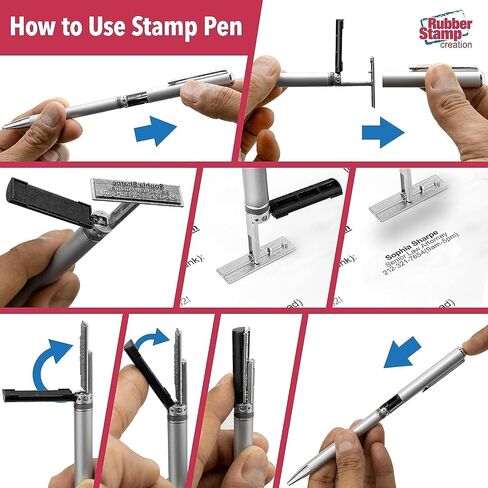 Heri Metal Two-Sided Stamp with Free Engraving - Black in Saudi Arabia
