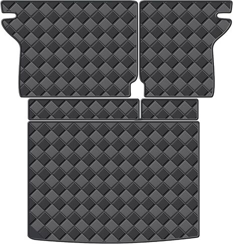 Cargo Mat & Backrest Mats for 2018-2024 Volvo XC60 Accessories, All Weather Waterproof Rear Cargo Liner Rear Trunk Liner Back Seat Cover Protector in Saudi Arabia