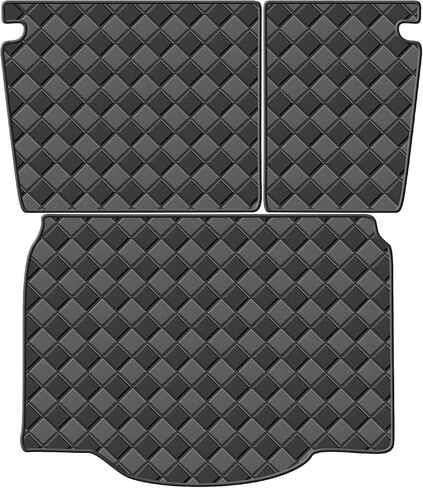 Cargo Mat & Backrest Mats for 2018-2024 Volvo XC60 Accessories, All Weather Waterproof Rear Cargo Liner Rear Trunk Liner Back Seat Cover Protector in Saudi Arabia
