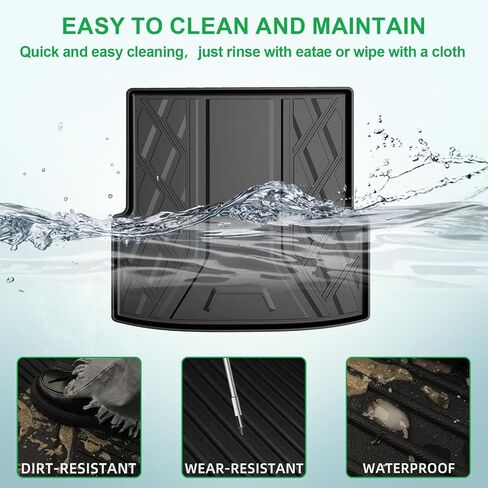 Original 2022-2024 I4 Cargo Liner for BMW I4 All Models- Custom Fit Heavy Duty TPE Trunk Mat - All Weather 100% Protection Liner 3D Shaped Laser Measured Cargo Mat Accessories for BMW I4 2022-2024 in Saudi Arabia