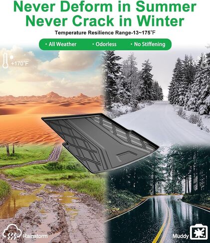 Original 2022-2024 I4 Cargo Liner for BMW I4 All Models- Custom Fit Heavy Duty TPE Trunk Mat - All Weather 100% Protection Liner 3D Shaped Laser Measured Cargo Mat Accessories for BMW I4 2022-2024 in Saudi Arabia