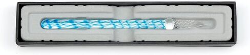 Herbin hb21714 Glass Pen, Helix, Sky Blue, Exclusive Box, French Traditional Brand Founded in 1670 in Kuwait