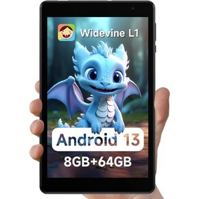 ALLDOCUBE iPlay50 Mini Lite Android 13 Tablet Widevine L1 8GB RAM 64GB ROM 8 بوصة تابلت 1280x800 IPS GMS معتمد للبالغين والأطفال مع تطبيق IWAWA المثبت مسبقًا in Kuwait