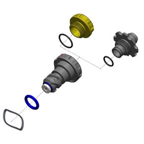 Ronin Factory Easy Oil Drain Plug Replacement Parts - O-Rings and Wave Spring - for Ford F150 Raptor Mustang