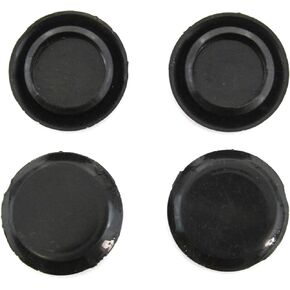 Red Hound Auto 4 Floor Drain Plugs Compatible with Jeep Wrangler TJ 1998-2006 with 1 Inches Drain Hole - Hole Cover Round