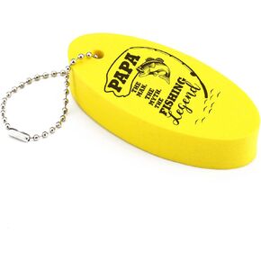 بابا صياد رغوة المفاتيح العائمة المفاتيح قارب، أبي الصيد العائمة مفتاح سلسلة، هدية الصيد مضحك لصياد الأب بابا الرجال الغوص in Kuwait