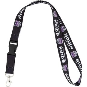 Desert Cactus Sacramento Kings Lanyard Keychain Detachable NBA Breakaway Snap Buckle National Basketball Association Car Keys ID Badge Holder (Lanyard 2)