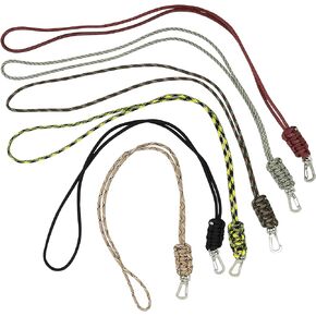 Iconikal Paracord Lanyard, Assorted Colors, 6-Pack