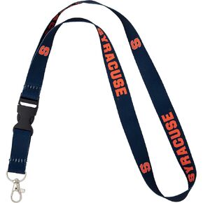 Desert Cactus Syracuse University SU Cuse Orange Car Keys ID Badge Holder Lanyard Keychain Detachable Breakaway Snap Buckle (Blue)