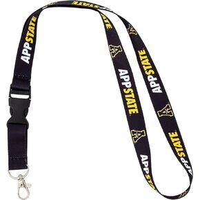 Desert Cactus Appalachian State University Lanyard Mountaineers App State Yosef Car Keys ID Badge Holder Lanyard Keychain Detachable Breakaway Snap Buckle (Black)
