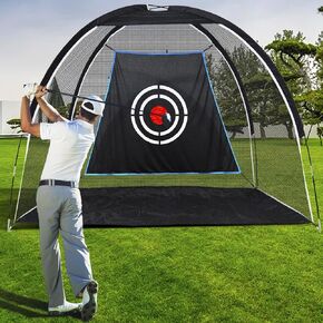 Kapler Golf Hitting Practice Nets for Backyard Driving Portable Golf Hitting Driving net for Garage Indoor Outdoor 7x5FT Golf Swing Range Net with Target & Carrying Bag Gift for Kids and Men
