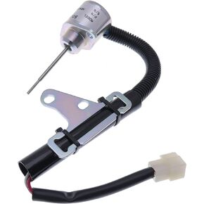 Solarhome Shutoff Solenoid Valve 1G820-60022 1G820-60012 1G820-60020 1503ES-12A5SUC9SLC24 SA-5156-12 Compatible with Kubota Excavator KX41 KX41-3 KX016 KX018 U15 U17