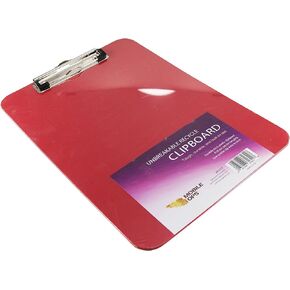 Mobile Ops Unbreakable Recycled Clipboard RED (61622)